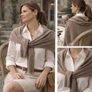 Riders by Lee Easy Care Ivory Button Down | XXL | Classic Stretch Blouse